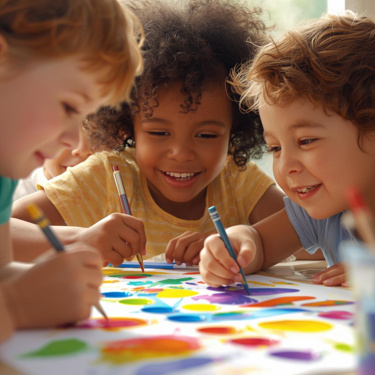 Färg och form för små konstnärer