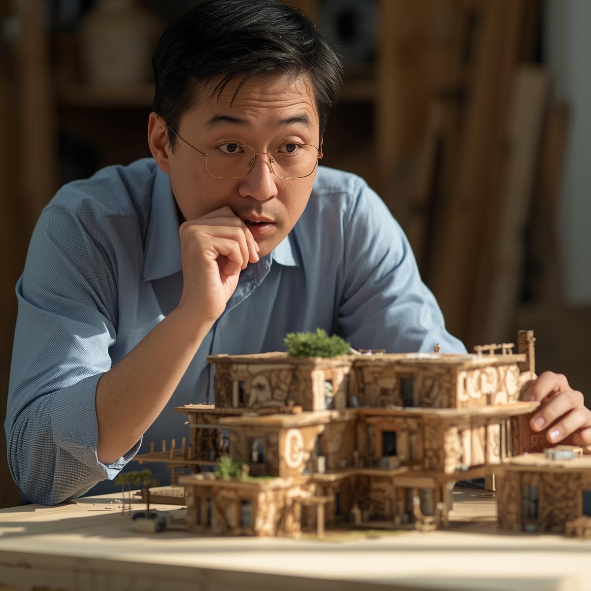 Mini-arkitekter - Bygga med återvunnet material